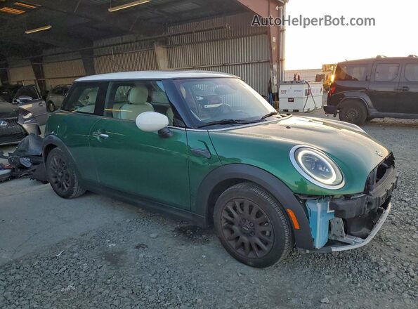 WMW33DH00P2T70229 2023 MINI COOPER Green Przód prawy