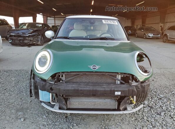 WMW33DH00P2T70229 2023 MINI COOPER Green Widok z przodu