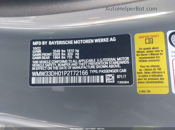 WMW33DH01P2T72166 2023 MINI HARDTOP Black Engine compartment view