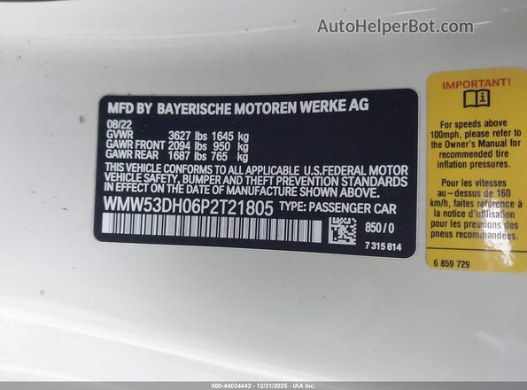 WMW53DH06P2T21805 2023 MINI HARDTOP Beige Engine compartment view
