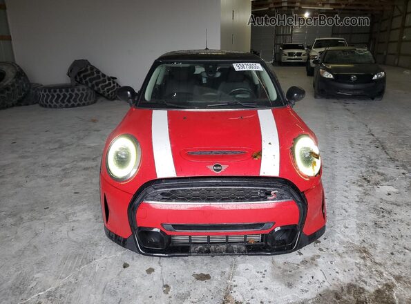 WMW53DH09N2S44294 2022 MINI COOPER Red Front view