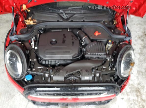 WMW53DH09N2S44294 2022 MINI COOPER Red Rear interior view