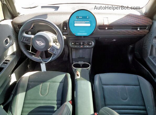 WMW53GD09S2W65919 2025 MINI COOPER Black Առջևի վահանակի տեսք