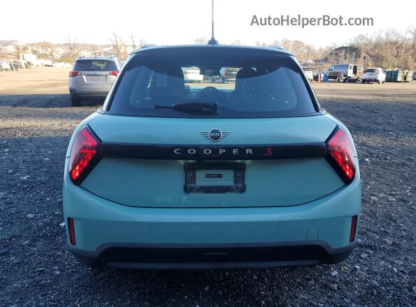 WMW53GD09S2W68772 2025 MINI COOPER Turquoise Հետևի տեսք