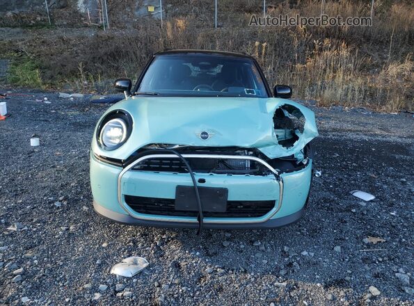 WMW53GD09S2W68772 2025 MINI COOPER Turquoise Դիմացի տեսք