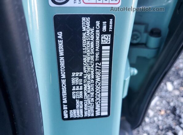 WMW53GD09S2W68772 2025 MINI COOPER Turquoise Շարժիչի բաժամունքի տեսք