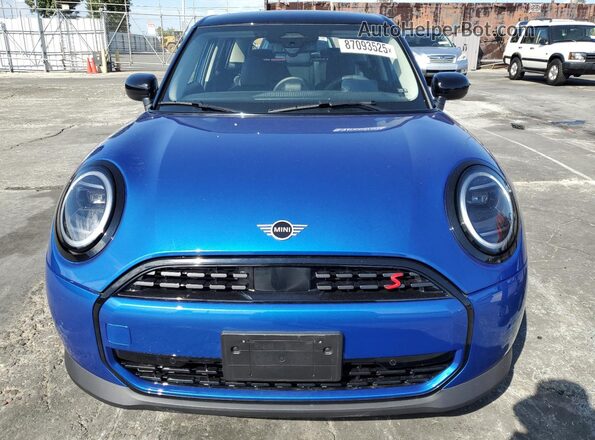 WMW53GD0XS2W41225 2025 MINI COOPER Blue Դիմացի տեսք