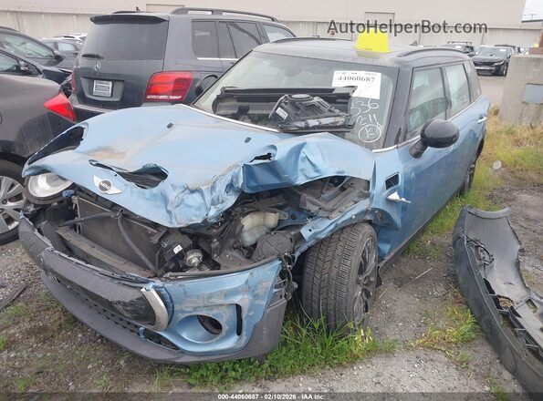 WMWLN9C5XH2E48949 2017 MINI CLUBMAN Blue წინა მარცხენა ხედი სამი მეოთხედიდან