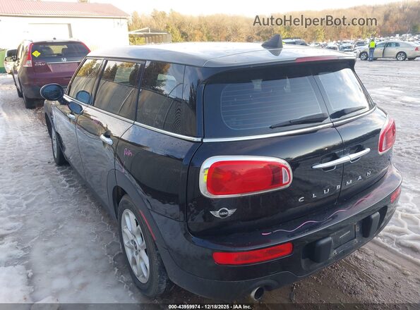 WMWLU1C52H2C41847 2017 MINI CLUBMAN Черный Задняя левая четверть