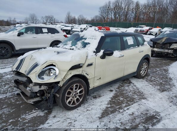 WMWLU1C54H2F27599 2017 MINI CLUBMAN Tan Առջևի ձախ երեք քառորդ տեսարան