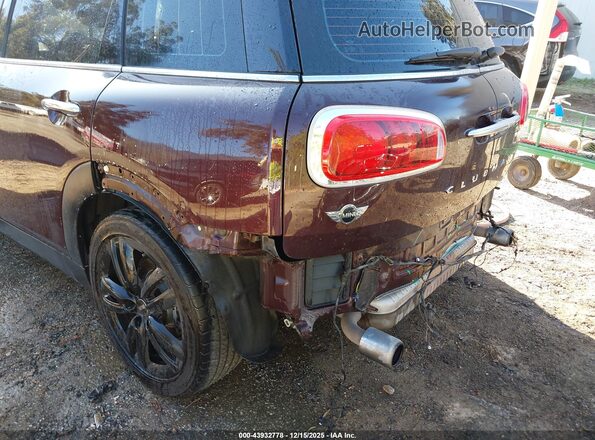 WMWLU5C32H2E83818 2017 MINI CLUBMAN Maroon წინა ხედი