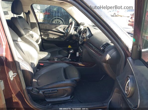 WMWLU5C32H2E83818 2017 MINI CLUBMAN Maroon წინა სალონის ხედი