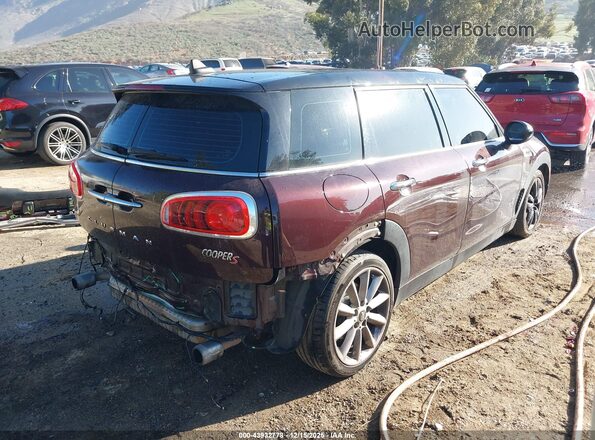 WMWLU5C32H2E83818 2017 MINI CLUBMAN Maroon უკანა მარჯვენა