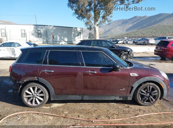 WMWLU5C32H2E83818 2017 MINI CLUBMAN Maroon სალონის 360-გრადუსიანი ხედი