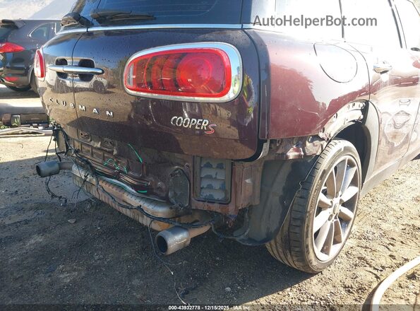 WMWLU5C32H2E83818 2017 MINI CLUBMAN Maroon 