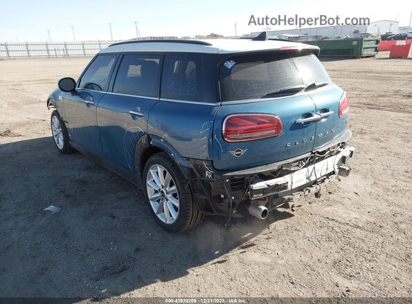 WMWXJ1C01N2P75638 2022 MINI CLUBMAN Blue Rear left