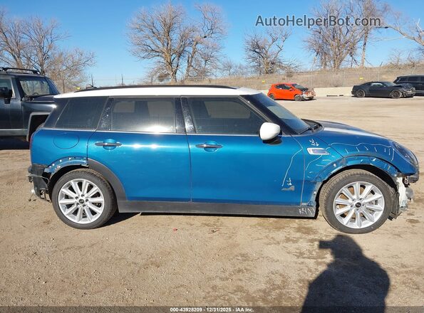 WMWXJ1C01N2P75638 2022 MINI CLUBMAN Blue 360 interior view