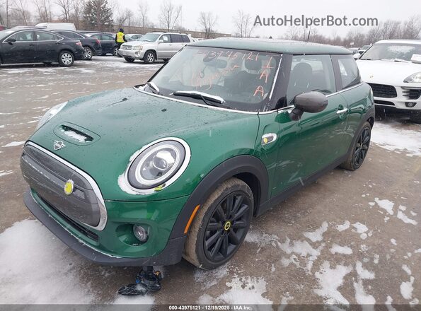 WMWXP3C06M2N25708 2021 MINI SE HARDTOP Green წინა მარცხენა ხედი სამი მეოთხედიდან