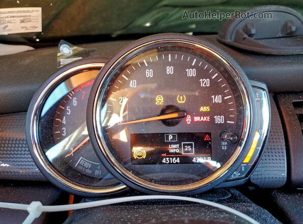 WMWXR3C02L2M64429 2020 MINI COOPER Red Vista del cuadro de instrumentos
