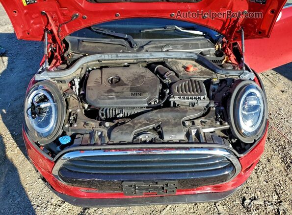 WMWXR3C02L2M64429 2020 MINI COOPER Red Vista interior trasera