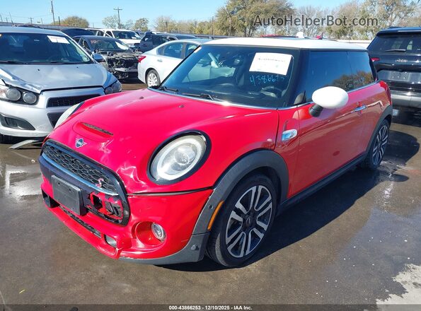 WMWXR5C05M2N59757 2021 MINI HARDTOP Red წინა მარცხენა ხედი სამი მეოთხედიდან
