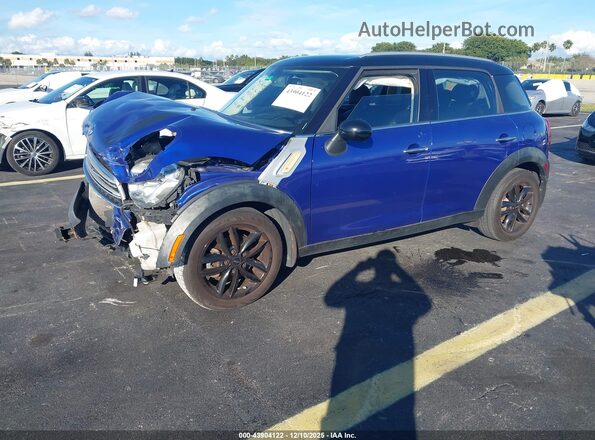 WMWZB3C57GWR49785 2016 MINI COUNTRYMAN Blue Vista tres cuartos delantera izquierda