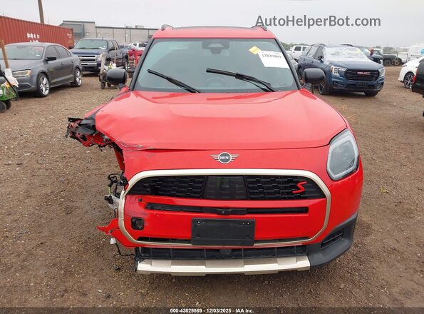 WMZ23GA03S7R51617 2025 MINI COUNTRYMAN Red Вид задньої частини салону