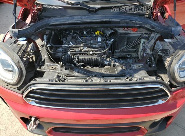 WMZ43BR00M3N10425 2021 MINI COOPER Red უკანა სალონის ხედი