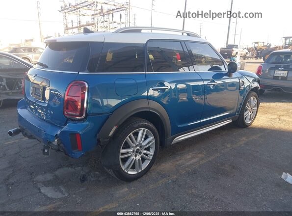 WMZ53BR02R3S08081 2024 MINI COUNTRYMAN Синий Задняя правая четверть