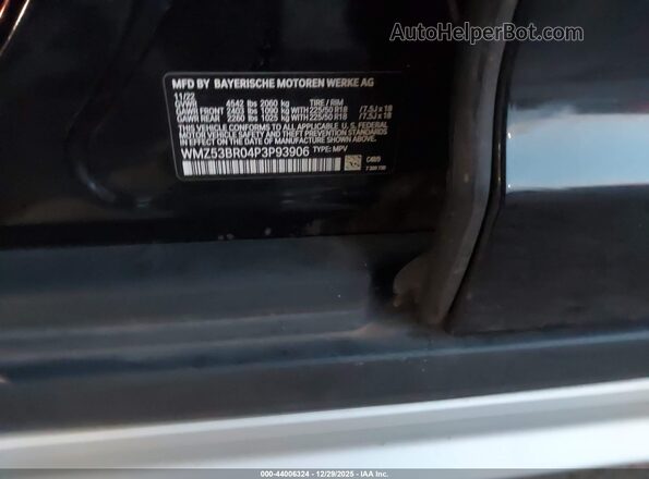 WMZ53BR04P3P93906 2023 MINI COUNTRYMAN Black Engine compartment view