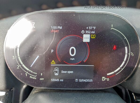 WMZ53BR06R3R61404 2024 MINI COOPER Gray Вид щитка приладів