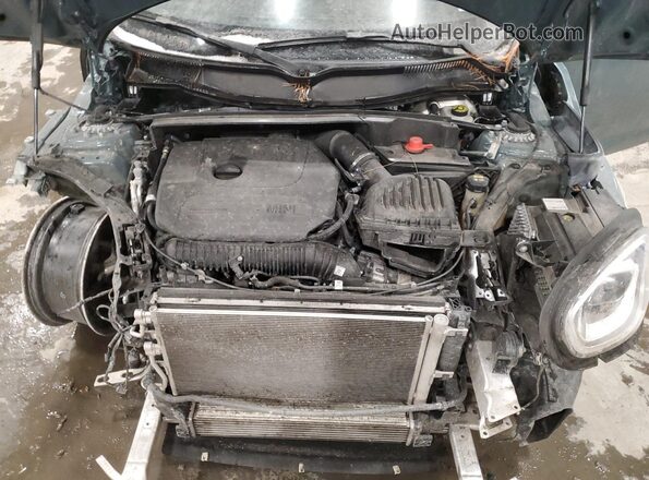 WMZ53BR0XN3N75739 2022 MINI COOPER Синий Вид задней части салона