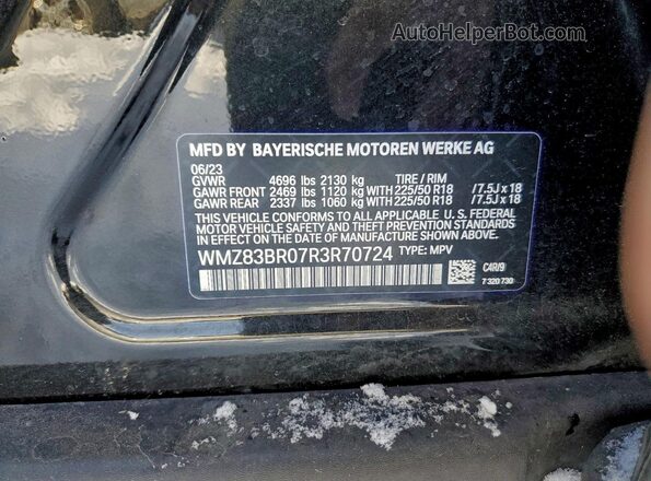 WMZ83BR07R3R70724 2024 MINI COOPER Черный Вид подкапотного пространства