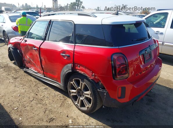 WMZ83BR08P3P56502 2023 MINI COUNTRYMAN Red Rear left