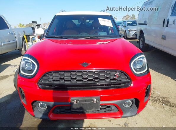WMZ83BR08P3P56502 2023 MINI COUNTRYMAN Red Instrument cluster view