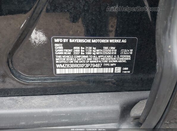 WMZ83BR0XP3P79487 2023 MINI COUNTRYMAN Black Շարժիչի բաժամունքի տեսք