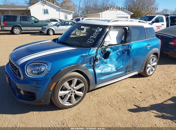 WMZYT3C38H3D98332 2017 MINI COUNTRYMAN Blue Front left