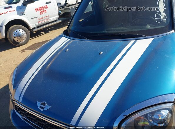 WMZYT3C38H3D98332 2017 MINI COUNTRYMAN Blue Rear view