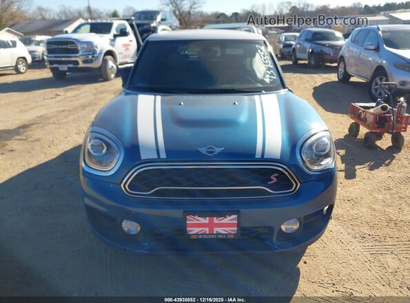 WMZYT3C38H3D98332 2017 MINI COUNTRYMAN Blue Dashboard view