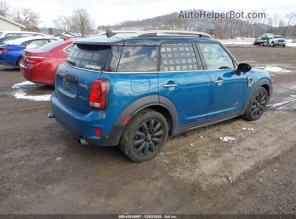 WMZYT5C39J3D81993 2018 MINI COUNTRYMAN Blue Rear right