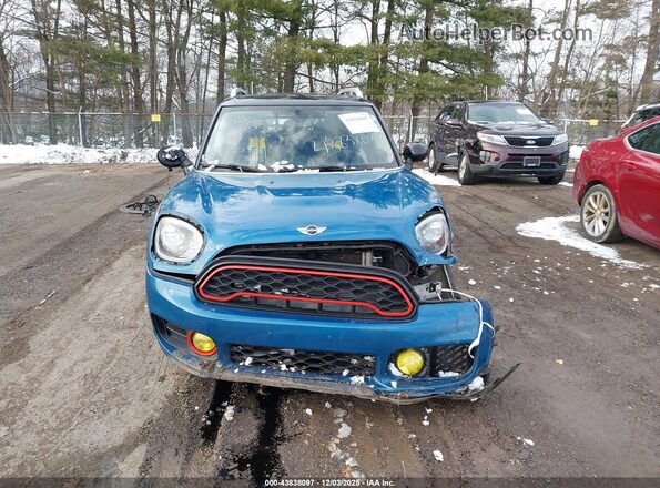 WMZYT5C39J3D81993 2018 MINI COUNTRYMAN Blue Instrument cluster view