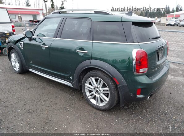 WMZYT5C3XJ3D82392 2018 MINI COUNTRYMAN Green Tył lewy