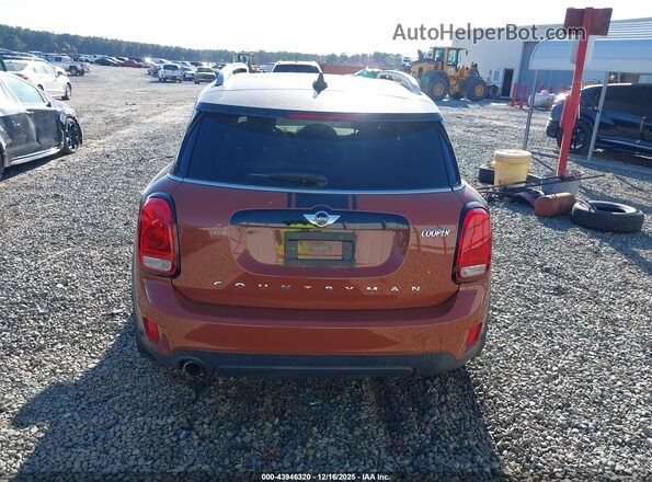 WMZYV5C34J3E04462 2018 MINI COUNTRYMAN Orange 