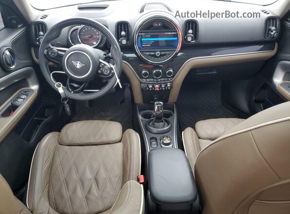 WMZYW7C00L3L33923 2020 MINI COOPER Gray Առջևի վահանակի տեսք