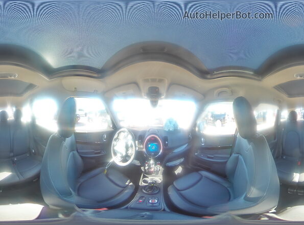 WMZYX1C05L3L47438 2020 MINI COOPER Gray Widok wnętrza 360 stopni