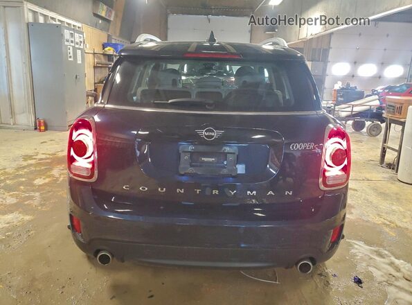 WMZYX1C08L3M15537 2020 MINI COOPER Blue Հետևի տեսք