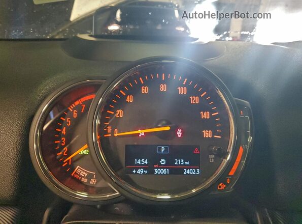 WMZYX1C08L3M15537 2020 MINI COOPER Blue Սարքավորումների վահանակի տեսք