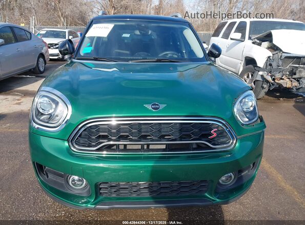WMZYX1C09L3M10380 2020 MINI COUNTRYMAN Green Instrument cluster view
