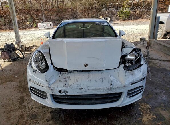 WP0AA2A71GL000476 2016 PORSCHE PANAMERA White Widok z przodu