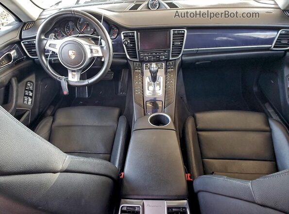 WP0AA2A71GL000476 2016 PORSCHE PANAMERA White Widok deski rozdzielczej